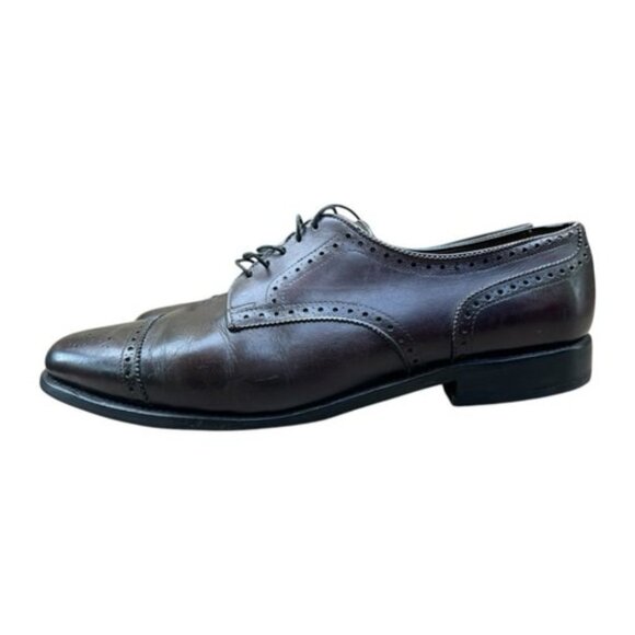 Allen Edmonds Sanford US 12 Burgundy Mens Cap Toe Derby Lace-Up main image 5